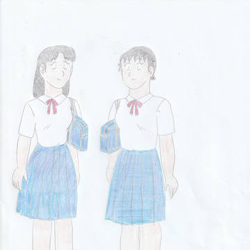 黒烏の一族 俊彦と日置の女装姿