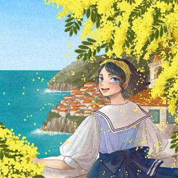 ミモザの花