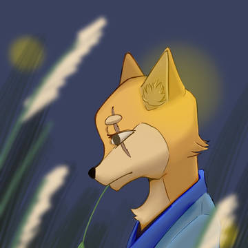 柴犬武士重繪