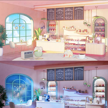 【vtuber/vup/配信背景】coffee shop