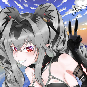 ジェタヴィが実装された祝いイラスト。