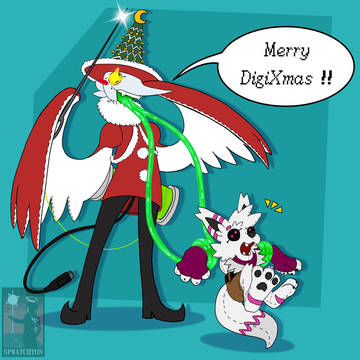 Secret Santa gift-art