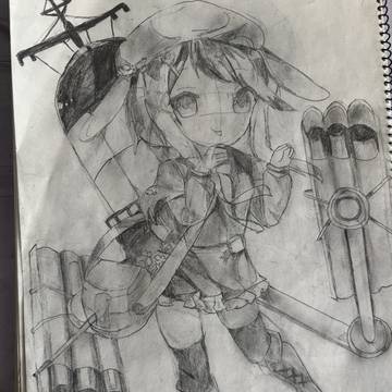 水無月アズレン模写