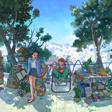 The bookstore by the sea📚☀️
