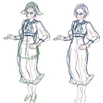 【げつれいてい】ババァの没