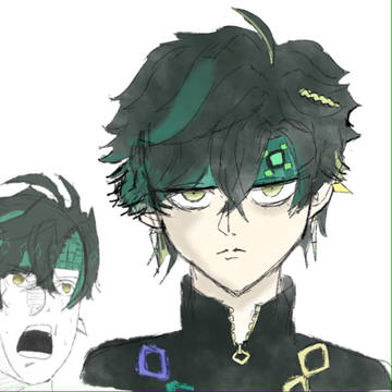 いつの日か描いたキィニチと鍾離
