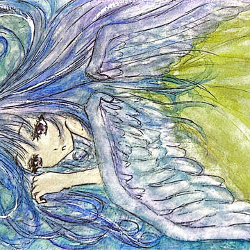 最近描いたポストカードサイズイラスト