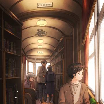 移動図書館と春の訪れ