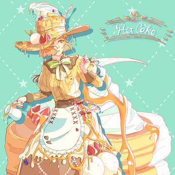 パンケーキの女の子