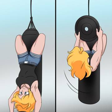 Monicas training by Floonasif