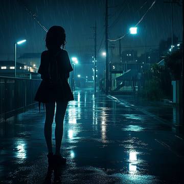 雨の遊び場