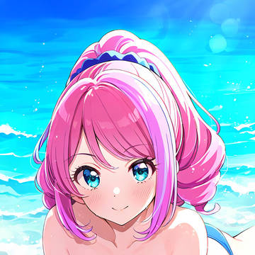 ローラちゃんと海