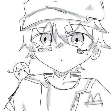 初描き
