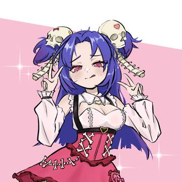 骷髏髮飾