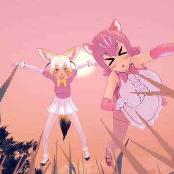 fennec and panther