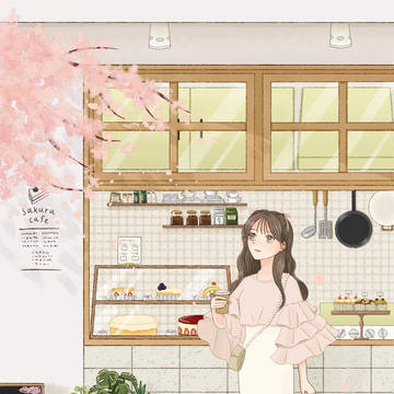 お花見カフェ