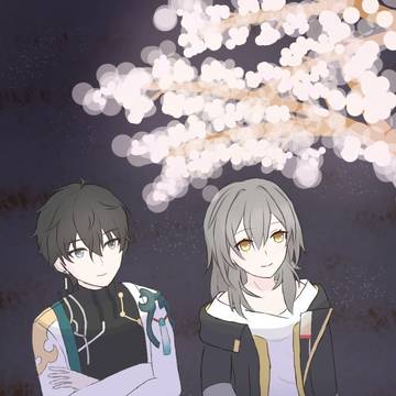 夜桜