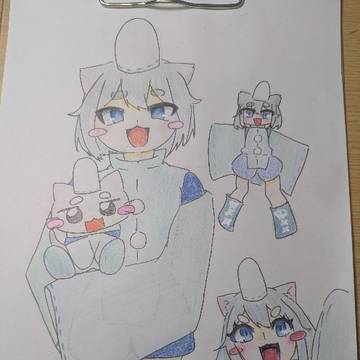 あかぞなえさんのオリキャラ描かせていただきました✨