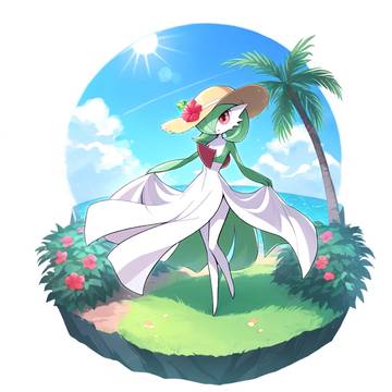Gardevoir de vacaciones