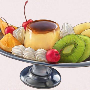 プリンアラモード