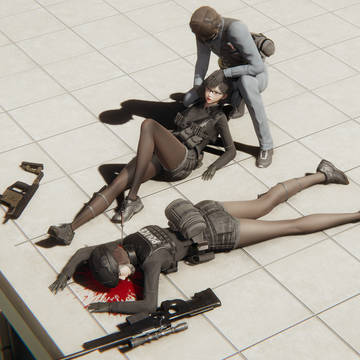 被偷袭的狙击手Sniper ambushed