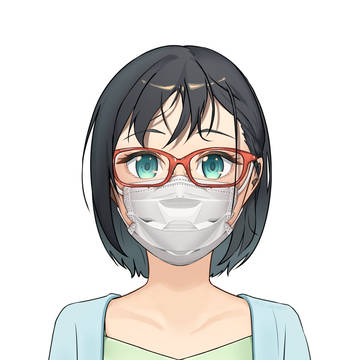 眼鏡マスク女子～設定画