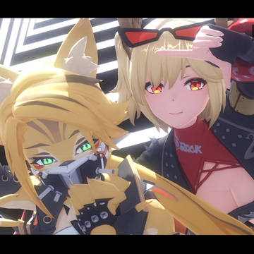 【绝区零MMD】波可娜 x 柏妮思