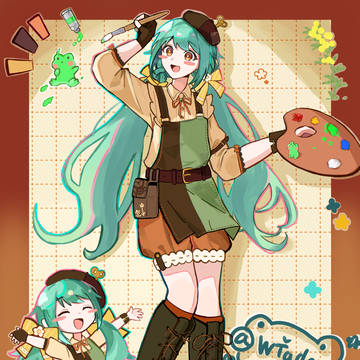代理キャラ企画絵