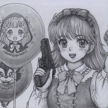 子供向け射撃教室とターゲット風船(SS付き)