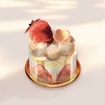 いちごショートケーキ・花綴
