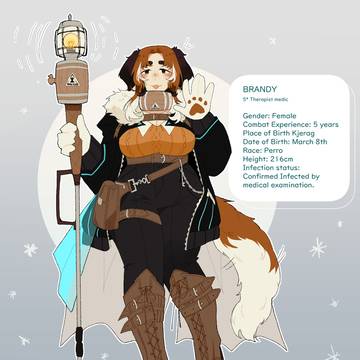 Arknights oc Brandy