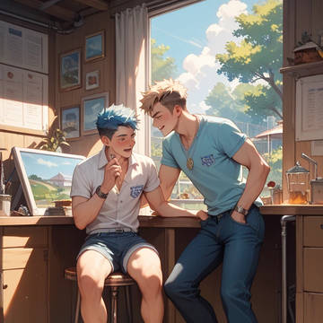 仲良しの男の子