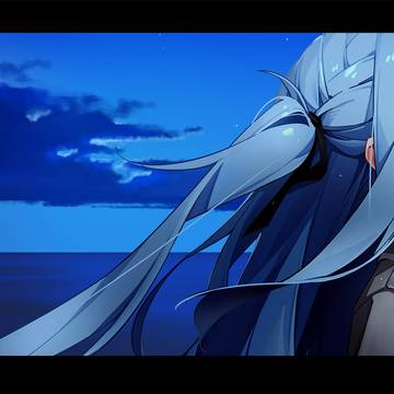 夜空を見つめて