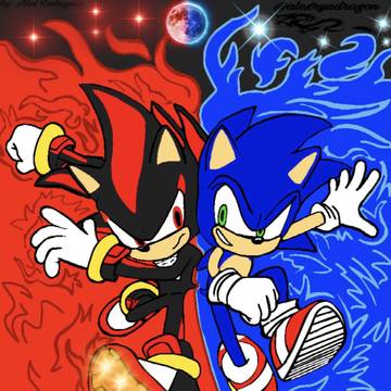 Shadow and sonic the hedgehog