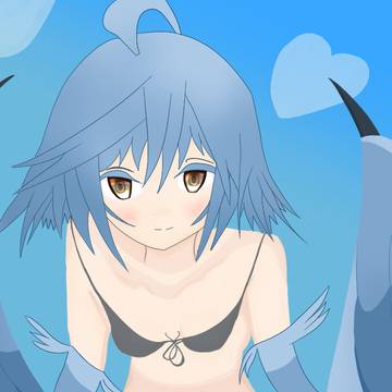 鳥の巣で