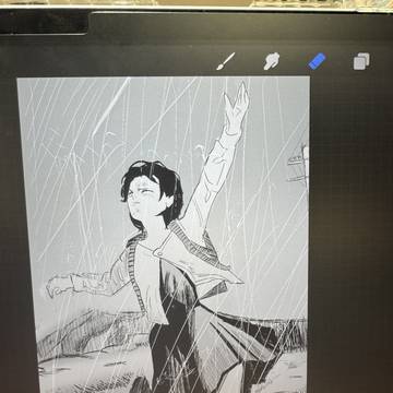 滕本樹ルックバック的雨中舞