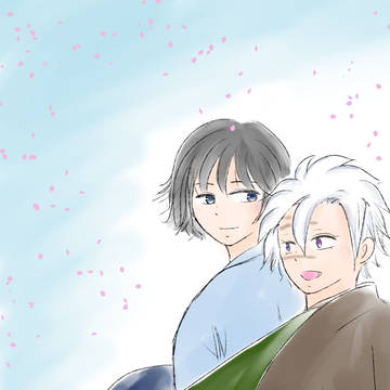 桜舞う