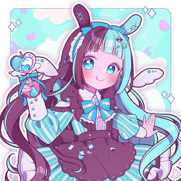チョコミント×メイド魔法少女