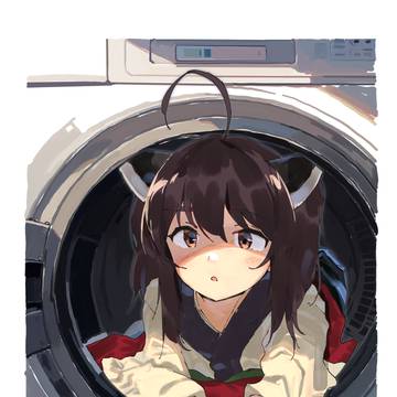 洗濯機の中