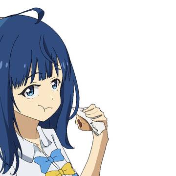 今川焼きを食べている八奈見杏菜