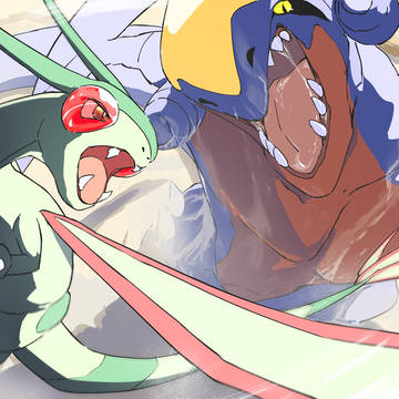 フライゴンvsガブリアス