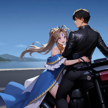 Keiichi and Belldandy
