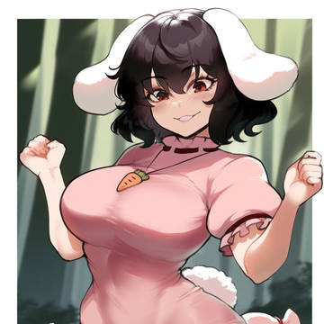 Tewi Inaba PAWG x BBC (Request)