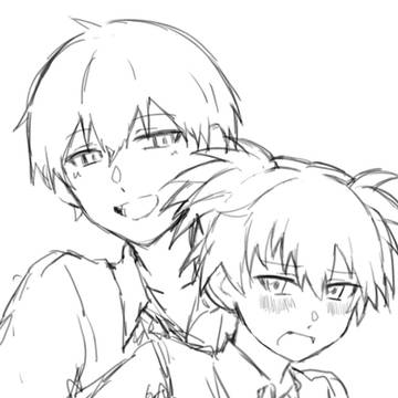 カル渚　落書き