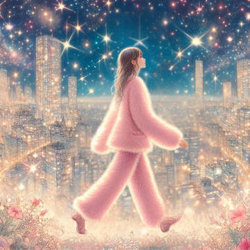 夜のパジャマ散歩～きらめく都会散歩バージョン