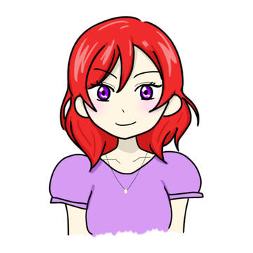 西木野真姫ちゃんを描いたつもり。