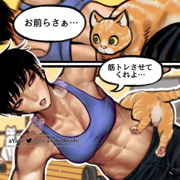 (JP)猫と筋トレ