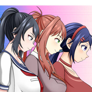 3 Yandere Girls🔪📚💙