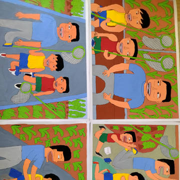 絵本 「なつやすみのメダカとり」　第41回日産絵本グランプリ佳作