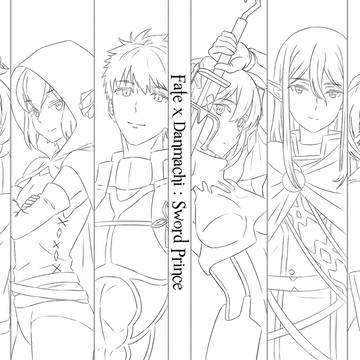 Fate x Danmachi wallpaper sketch